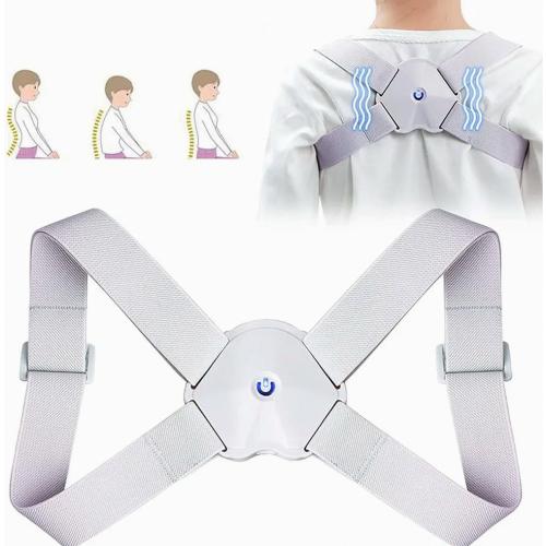 Posture Corrector Belt for Kids, Intelligent Sensor Vibration, Adjustable Upper Back Support for Neck and Back Pain Relief 2