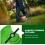 60-Pack Replacement Blades for Grass Trimmers, 14 cm Plastic Trimmer Blades, Black Cutting Blades for Mowers with Replaceable Blad 4