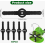 60-Pack Replacement Blades for Grass Trimmers, 14 cm Plastic Trimmer Blades, Black Cutting Blades for Mowers with Replaceable Blad 5