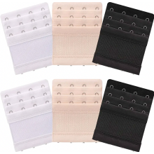 Hook Extender, 4-Hook Bra Extender, Soft and Comfortable Elastic Underband Extension for a Better Fit