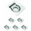 6 Pack Tie-Down Rings for Trailers, Recessed Lashing Points, Trailer Accessories for Securing Cargo During Transport 1
