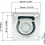 6 Pack Tie-Down Rings for Trailers, Recessed Lashing Points, Trailer Accessories for Securing Cargo During Transport 6
