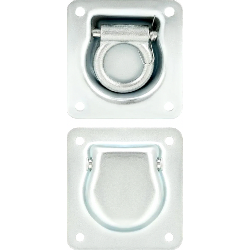 6 Pack Tie-Down Rings for Trailers, Recessed Lashing Points, Trailer Accessories for Securing Cargo During Transport 2