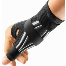 Soporte ergonómico para el pulgar para manos derecha e izquierda, férula suave y transpirable para el pulgar para artritis, tendinitis, dedo en gati