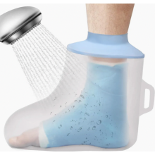 Waterdichte voetbeschermer voor onder de douche, herbruikbare voethoes voor wondverzorging, duurzame en comfortabele beschermhoes voor voeten.