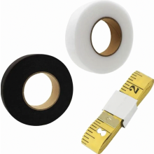 64M x 2CM Saumband zum Aufbügeln Waschfest Bügelband für Hosen Gardinen Kürzen ohne Nähen Inkl Maßband,Nahtband für Textilien
