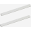 Shower Squeegee Replacement Blade, White Silicone, 25 cm, 2 Pieces for Bathroom Glass Cleaning 1