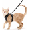 Escape-Proof Cat Harness with Leash, Adjustable Kitten Harness Set, Black, Size S for Small Cats 1
