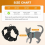 Escape-Proof Cat Harness with Leash, Adjustable Kitten Harness Set, Black, Size S for Small Cats 3
