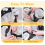 Escape-Proof Cat Harness with Leash, Adjustable Kitten Harness Set, Black, Size S for Small Cats 4