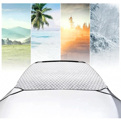 Windschutzscheibenabdeckung, Windschutzscheibenabdeckung, Autoplane, Winter-Windschutzscheibenabdeckung Auto Winter für Windschutzscheibe aus PEVA, 1
