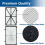Ultra Fine Filter Compatible with Dolphin Nautilus CC Plus M400 M500, Replacement Part for Pleated Pool Cleaner, 4 Pack 2