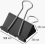 Foldback Clips 50 mm Black 12 Pack Metal Document Clips for Office and Home Durable Reusable Paper Clips 3