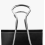 Foldback Clips 50 mm Black 12 Pack Metal Document Clips for Office and Home Durable Reusable Paper Clips 6