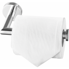 Stainless Steel Toilet Paper Holder for Kitchen and Bathroom, Chrome Finish Wall Mounted Roll Holder for Toilet Paper, Durable and