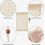 6 Pack Cotton Soap Saver Bags for Solid Soap, Drawstring Mesh Pouches for Bath and Shower Use 4