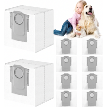 10er-Pack Staubbeutel für Roborock Q5 Pro, Q5 Max, Q7 M5, L5, Q10 S5, Q10 X5, S8 Pro Ultra, S8, S7 MaxV Ultra, Q7 Max, Q8 Ma