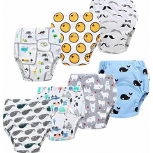 Töpfchentrainingshöschen für Kleinkinder (Jungen und Mädchen, 1–6 Jahre), 7er-Pack, weiche, wiederverwendbare Baumwollmischung