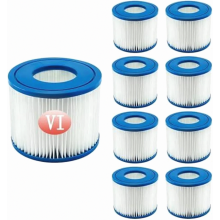 Filterkartusche VI für Pool und Spa, Ersatzfilter für Miami, Vegas und Monaco, 8er-Pack