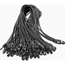 Elastische Haken, 50er-Packung Bungee-Seilspanner, multifunktionale Planenbefestigungen für Campingplanen, Anhängerabdeckungen, Poolabdeckun