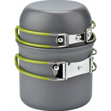 Camping Cookware Set, Alloy Steel Pot for Outdoor Camping, Hiking and Picnic Use, Durable Lightweight Kitchen Pot for Travel Cooki