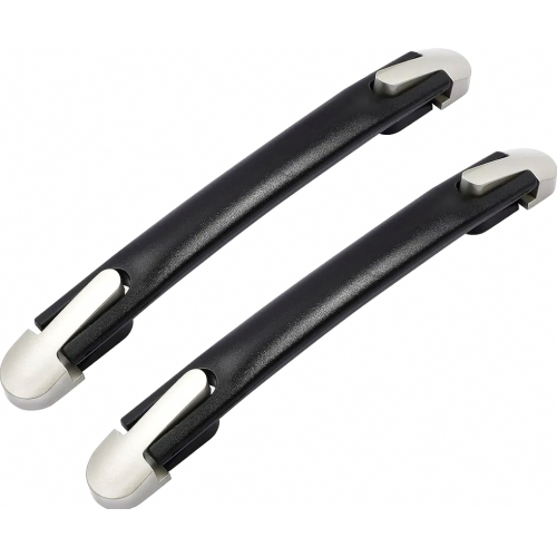2 Piece Luggage Handle Replacement, Durable Repair Handles for Suitcases, Tool Cases and Storage Boxes, Universal Carry Handle Set