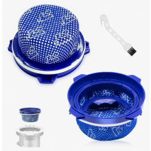 2er-Pack waschbare Ersatzfilter für Akku-Staubsauger, kompatibel mit Jet 90, 90 Complete, 75 Complete, 75 Pe