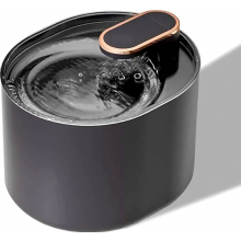 3L Ultra Quiet Pet Water Fountain, Automatic Drinking Fountain for Cats and Dogs, Built In LED Light, Stainless Steel Filtered Wat