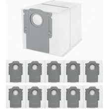 12er-Pack Staubbeutel für Roborock Qrevo Pro, Qrevo MaxV, Qrevo S, Qrevo Master, S8 Max Ultra Saugroboter mit selbstentleerendem Behälter