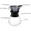 Handfilter-Kaffeebereiter aus Edelstahl mit Permanentfilter, 400 ml, Schwarz 2