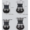 Handfilter-Kaffeebereiter aus Edelstahl mit Permanentfilter, 400 ml, Schwarz 3