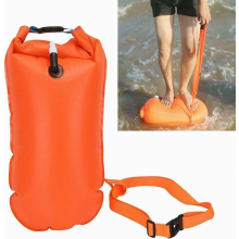 2er-Pack aufblasbare Schwimmbojen, wasserdichte Sicherheitsbojen mit Hüftgurt, ultraleicht für Freiwasserschwimmen