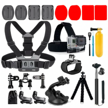 20-in-1-Actionkamera-Zubehörset, kompatibel mit GoPro Hero Session, Xiaomi Yi und anderen Sportkameras