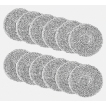 12 Mikrofaser-Wischtücher für Saugroboter, kompatibel mit Dreame L10s Ultra Gen 2, L40, L50 Pro Ultra, X50 Ultra Co