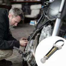 Ölfilter-Ausbauwerkzeug mit verstellbarem Durchmesser, Ölfilterschlüssel für Autos, robustes Kfz-Wartungswerkzeug