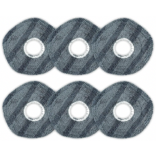 6er-Pack Ersatz-Wischmopp-Pads für den X10 Pro Omni Saugroboter, waschbare Reinigungstücher, kompatibles Zubehörset für den täglichen Gebrau