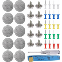 Kit di riparazione del rivestimento del tetto dell'auto da 130 pezzi, rivetti per la riparazione del tetto dell'auto, bottoni di fissaggio del rives