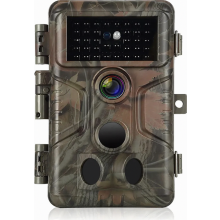 32-Megapixel-Wildkamera (1296p) mit 30 m Infrarot-Reichweite (ohne sichtbares Licht), 0,1 Sekunden Reaktionszeit, Nachtsicht-Bewegungssensor
