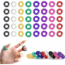 Ich prüfe die Titellänge und gestalte ihn im Stil von Amazon UK neu, wobei die Markennamen entfernt werden. Akupressur-Fingerringe