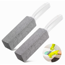 2er-Pack WC-Reiniger mit ergonomischem Griff, Kalk- und Fleckenentferner für Toilettenschüsseln, Bimsstein-Reinigungswerkzeug für Badewanne