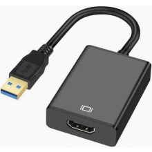 USB zu HDMI Adapter, USB 3.0\u002F2.0 zu HDMI Adapter, 1080P Video Grafikkabel, Video-\u002FAudio- Multi-Monitor Konverter für PC, Laptop,Projektor,
