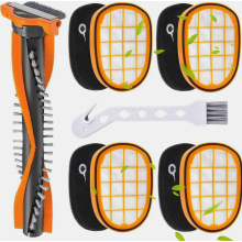 HEPA-Ersatzfilter-Set für Staubsauger, kompatibel mit Philips SpeedPro Max Akku-Staubsauger FC6728, FC6727, FC6822 F