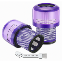 2er-Pack waschbare Ersatzfilter für Akku-Staubsauger, kompatibel mit V11 Absolute, Torque Drive, Animal, V15