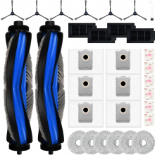 31-osainen lisävarustesarja Deebot T50 Omni-, T50 Pro Omni-, T50 Pro Omni Gen2- ja T50 Omni Gen2 -imureille, sisältää 2 pääharjaa, 6 pölypussia