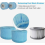 4-Pack Filter for Whirlpool Hot Tub Replacement Filter with Protective Mesh Cover, Skimmer Pool Accessory, Easy Maintenance 2