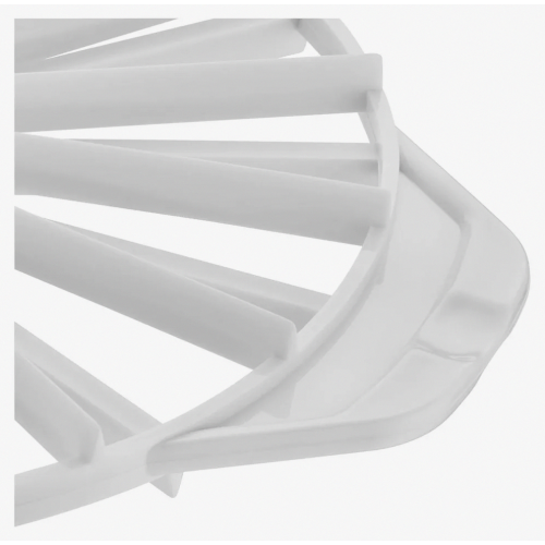 Classic Plastic Cake Divider 31.5 cm, Dual-Sided Pie Cutter for 14 or 16 Equal Pieces, White, Durable Kitchen Tool 2