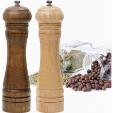 Salz- & Pfeffermühlen, Hölzern Gewürzmühle Holz, Pfeffermühle Salzmühle, Keramikmahlwerk, Manuell, Aus Holz, Mit Einstellbarer