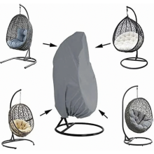 Hängesessel Abdeckung, 230*200 cm Hängesessel Schutzhülle Staubdichte Abdeckung,Grau