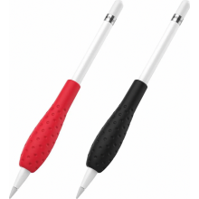 Copri-impugnatura in silicone per Apple Pencil, confezione da 2, supporti ergonomici protettivi per penne compatibili con Apple Pencil di prima e se