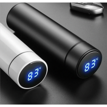 500ml Thermosflasche 2er set Temperaturanzeige LED Touchscreen Edelstahl Thermoskannen